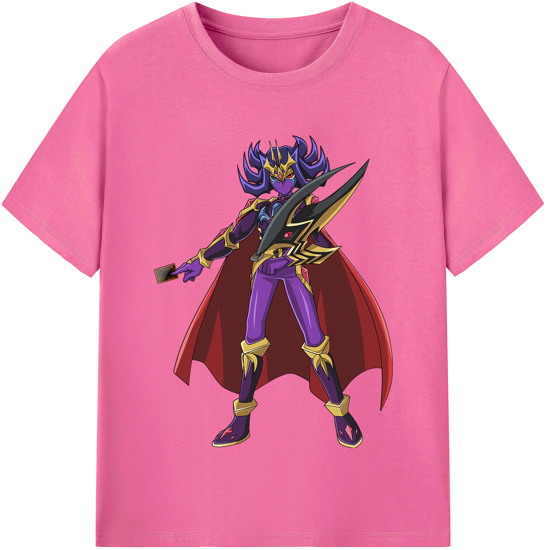 （画像用） 遊☆戯☆王 Yu-Gi-Oh! レディースカジュアルプリントTシャツ（綿100％）